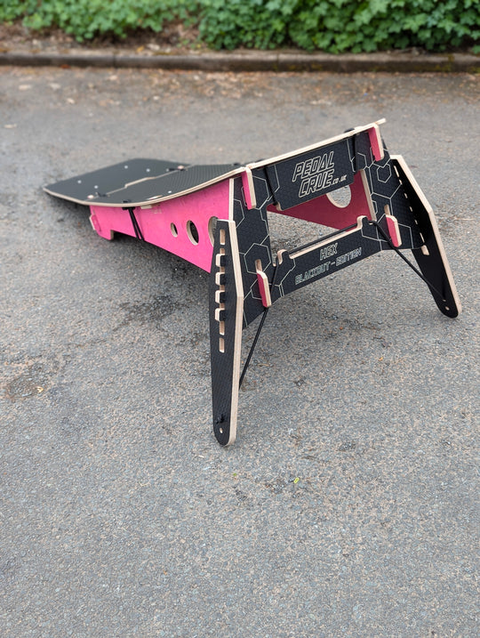 Modular Jump Ramp - Black Hex and Pink image 3