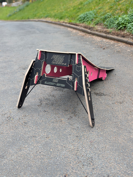 Modular Jump Ramp - Black Hex and Pink image 0