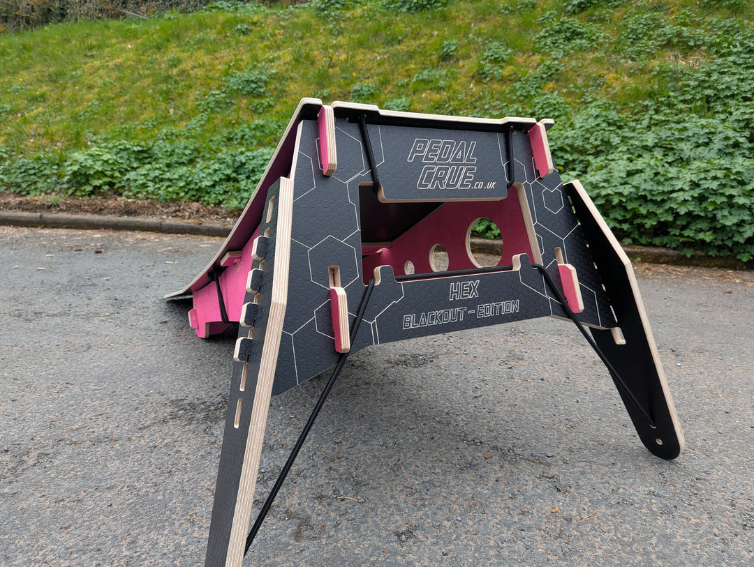 Modular Jump Ramp - Black Hex and Pink image 1