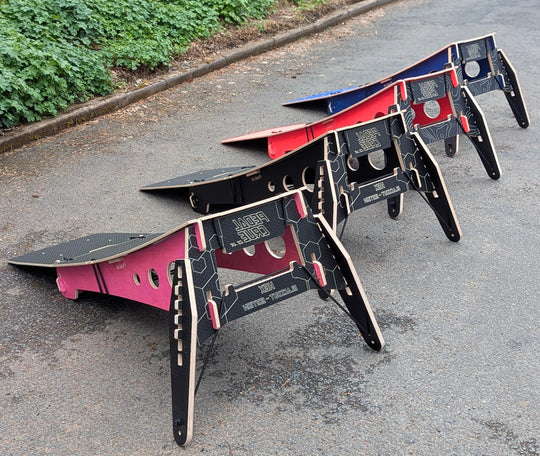 Modular Jump Ramp - Black Hex and Pink image 8